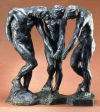 Auguste Rodin. The Three Shades