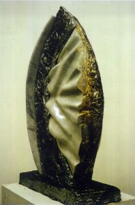 Sculpture 'callas sings kristeva' by Mark Rietmeijer, Sculptor, Stonecarver, Philosopher
