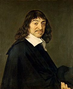 René Descartes. Frans filosoof en wiskundige. Kunstgeschiedenis